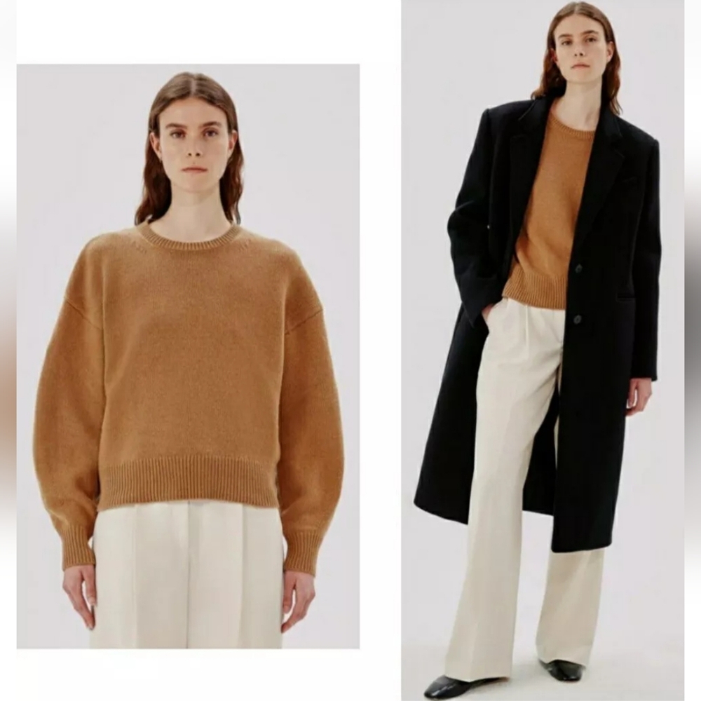 Another Tomorrow Cashmere Sweater, Small, Medium, 40 *NEW!*